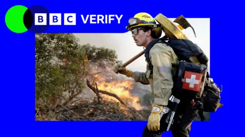 Satellite Imagery Captures Uncontrolled Wildfires in Southern California