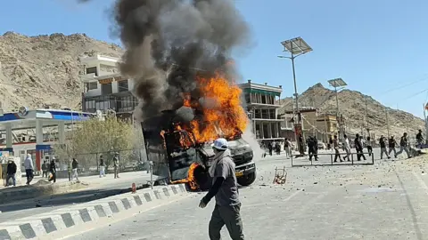 Ladakh in Turmoil: Curfew Imposed Following Violent Protests