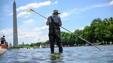 Trump Announces Immediate Repairs to Green‑Algae Infested Reflecting Pool