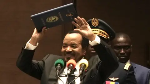 President Paul Biya Sworn in for Eighth Term Amid Protests in Cameroon