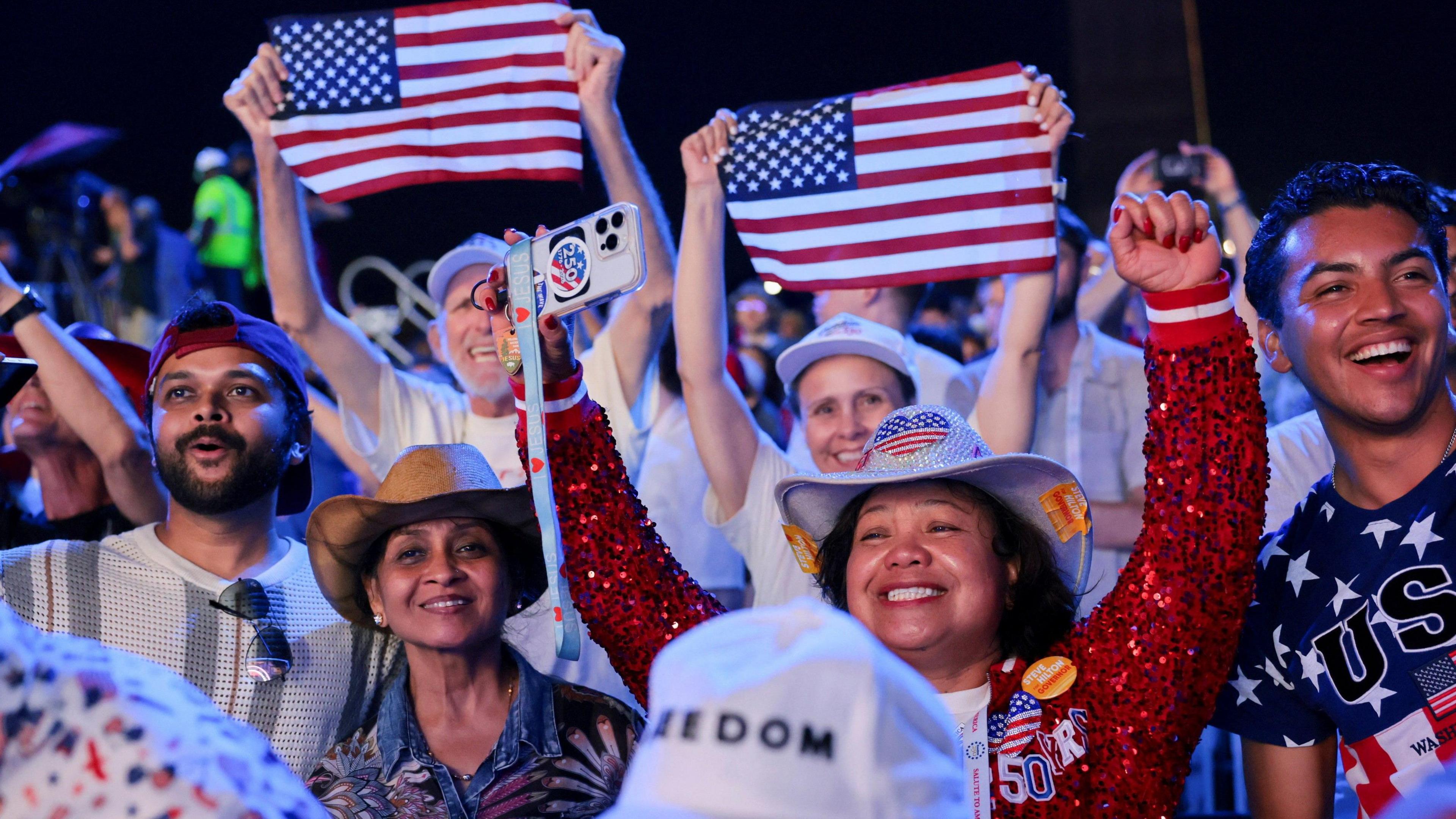US Celebrates 250th Independence Day: Fireworks, Flyovers and an Unseasonal Rainstorm