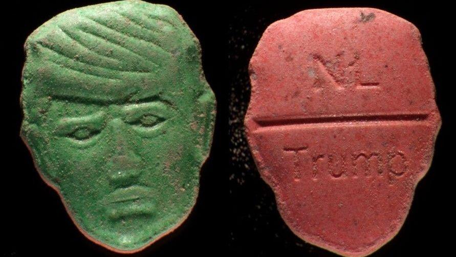 Red Alert: Dutch Institute Warns of Trump-Shaped Ecstasy Pills
