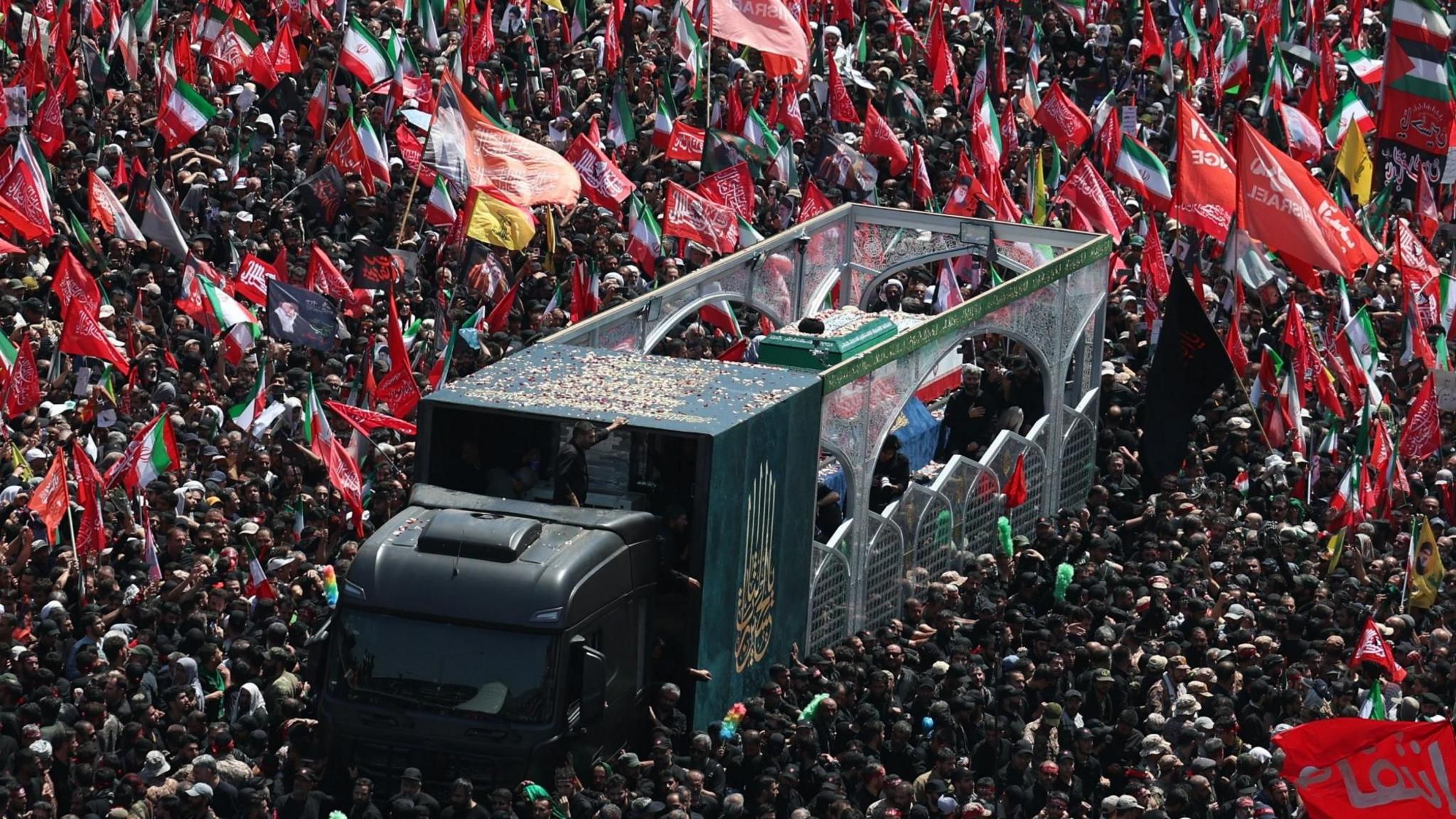 Tehran’s Funeral Procession: Crowds, Flags, and Fury Surround Ali Khamenei’s Lying in State
