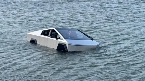 Texas Driver Arrested After Submerging Tesla Cybertruck to Test 'Wade Mode'