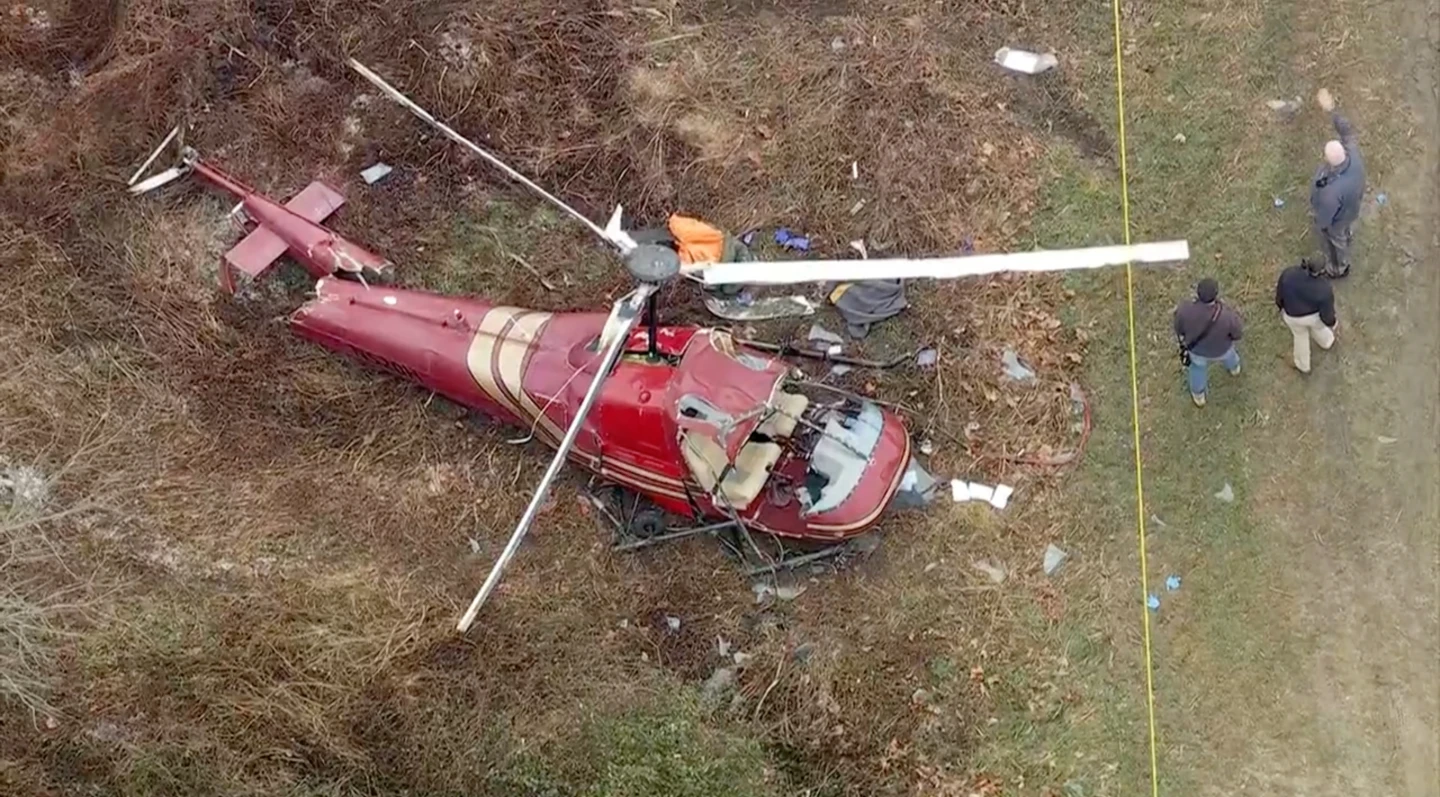 Two Helicopters Collide in Midair Over New Jersey, One Dead