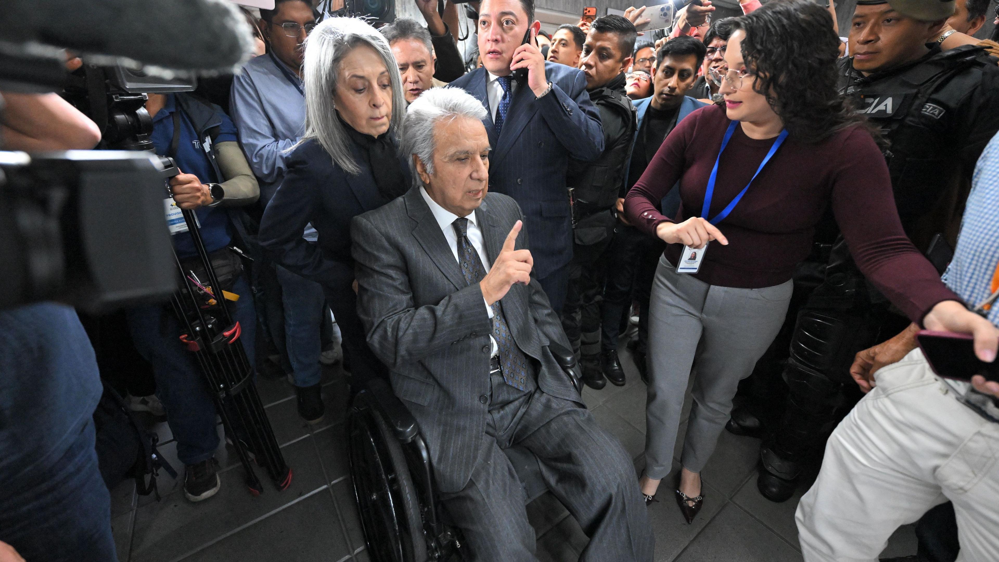 Former Ecuadorian President Lenín Moreno Sentenced to Five Years in Prison on Bribe Charges
